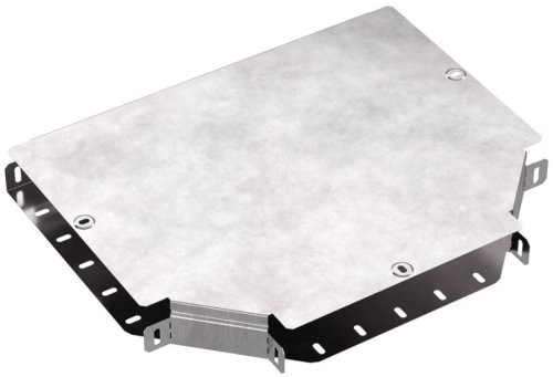 Тройник для лотка горизонтальный с крышкой Промрукав Стандарт 300х50 фото Тройник для лотка горизонтальный с крышкой Промрукав Стандарт 300х50 картинка